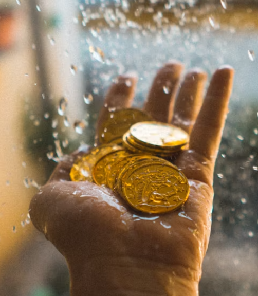 Cash Flow Blog pic - Always Be Funding Gold coins